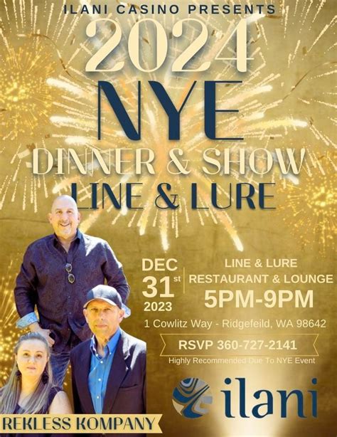 ilani casino entertainment schedule.